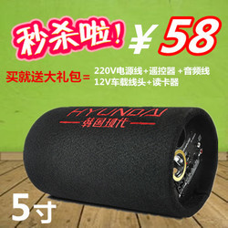 5寸车载低音炮有源汽车音响 小身材，大能量——新世界电器批发商城火热促销中